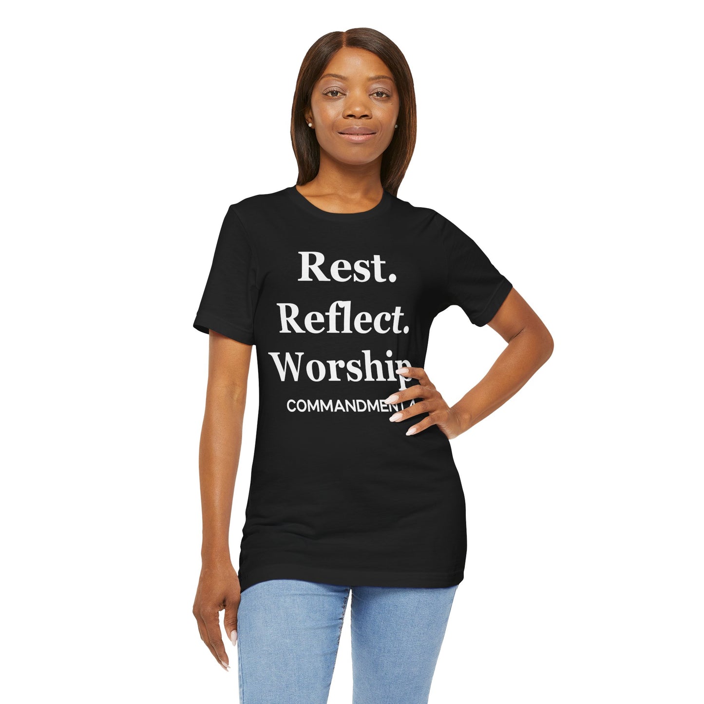 Rest. Reflect. Worship. Tee