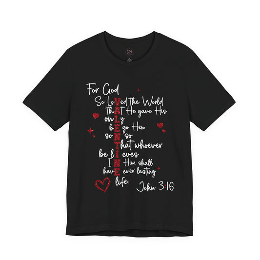John 3:16 Valentine Tee