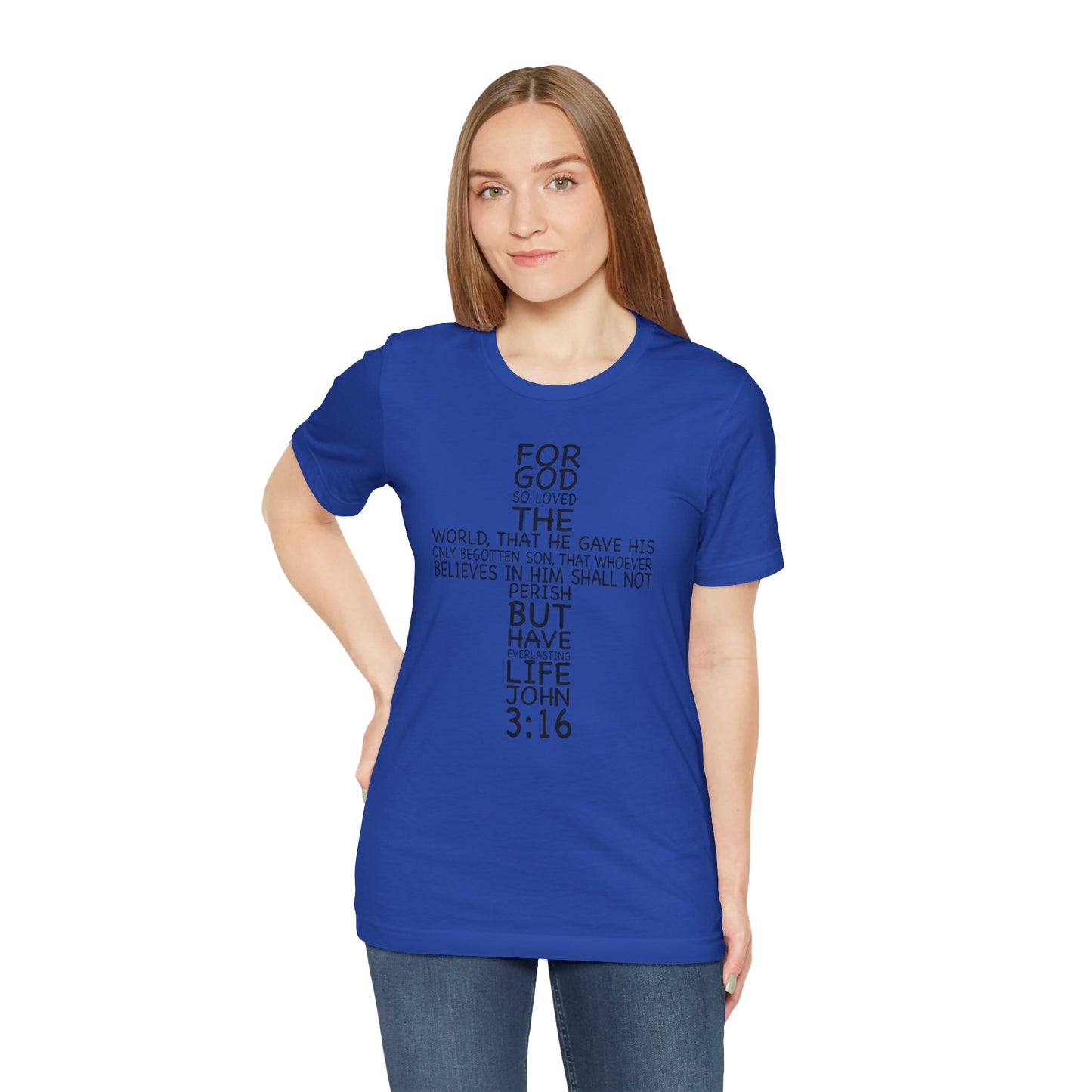 John 3:16 Cross Tee
