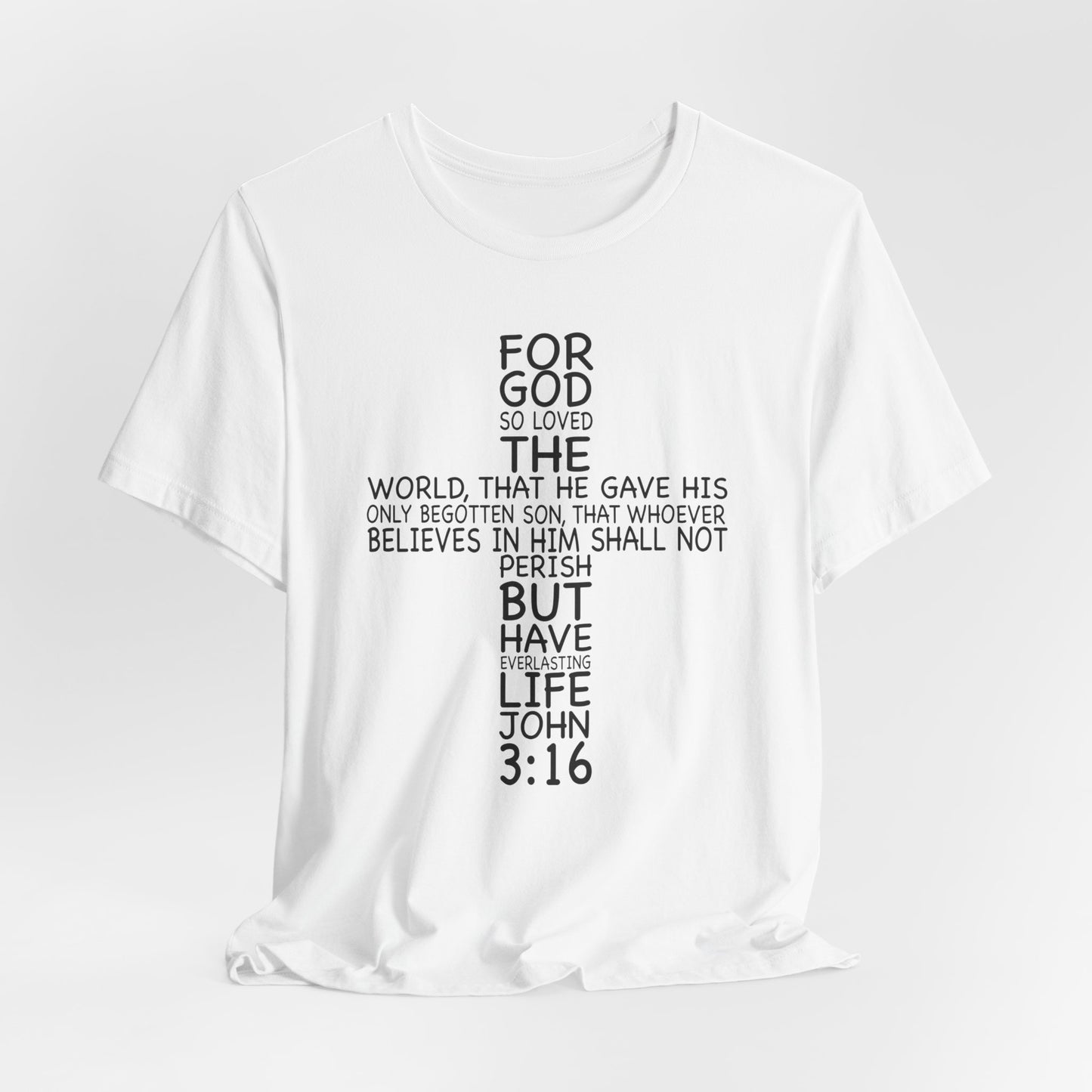 John 3:16 Cross Tee