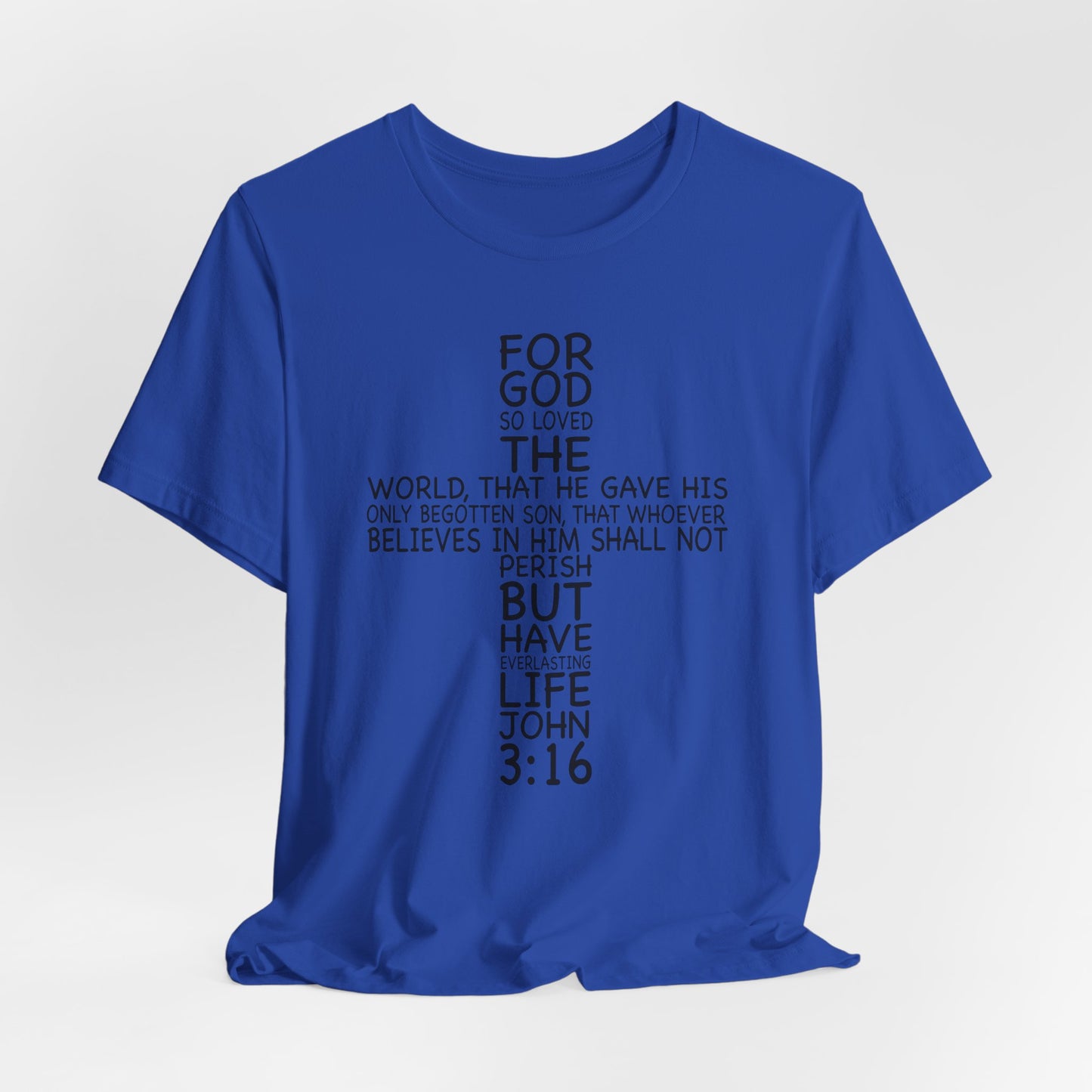 John 3:16 Cross Tee