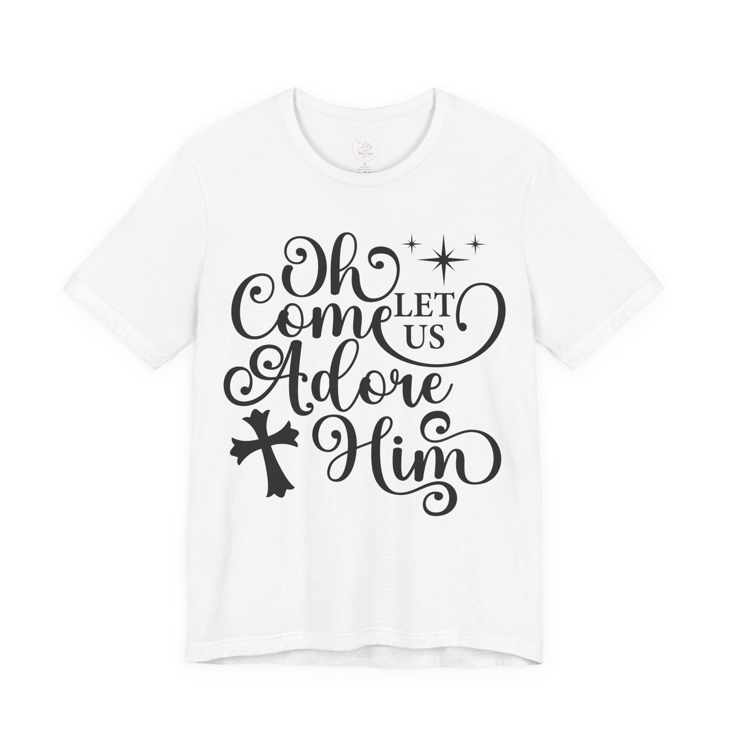 Oh Come Let Us Adore Him Tee